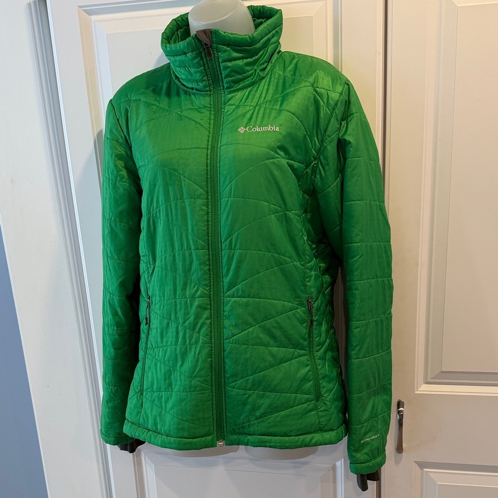 Columbia Women's Omni-Heat Vibrant Green Jacket